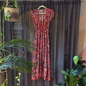 JAASE Boho Floral Maxi Dress